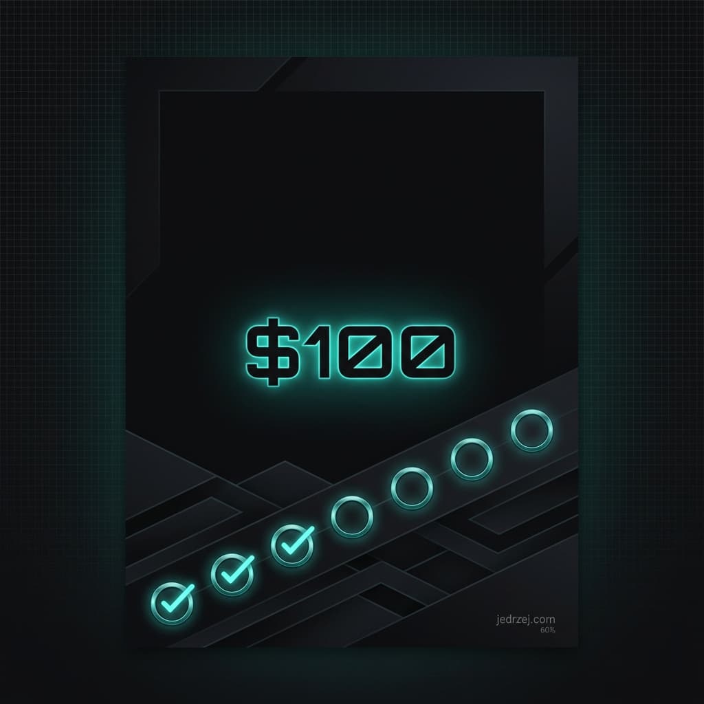 The $100 App Test cover